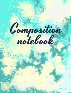 Composition notebook Wide Ruled Lined Paper, Journal for Students