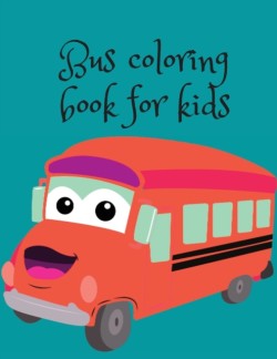 Bus coloring book for kids