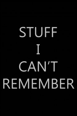 Stuff I Can't Remember