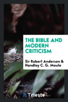 Bible and Modern Criticism