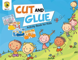 Cut and Glue Activity Book for Kids