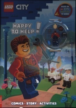 LEGO (R) City: Happy to Help! Activity Book (with Harl Hubbs minifigure)