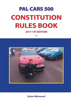 Pal Cars 500 Constitution Rules Book