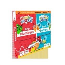 Numberblocks and Alphablocks: My First Numbers and Letters Set (4 wipe-clean books with pens included)