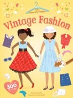 Sticker Dress Up Designs Vintage 1950's Fashion