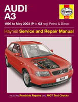 Audi A3 Petrol & Diesel (96 - May 03) Haynes Repair Manual