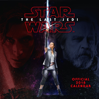 Star Wars: Episode 8 The Last Jedi Official 2018 Calendar - Square Wall Format