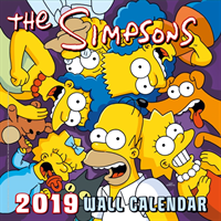 Simpsons Official 2019 Calendar - Square Wall Calendar Format