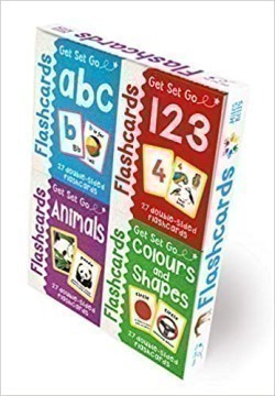 Flashcards 4 Book Tray (123, ABC, Animals, Colours and Shapes)
