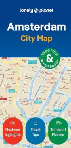 Lonely Planet Amsterdam City Map