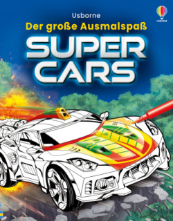 Der große Ausmalspaß: Supercars