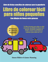 Libro de fichas sencillas de colorear para la guarderia
