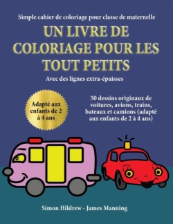 Simple cahier de coloriage pour classe de maternelle