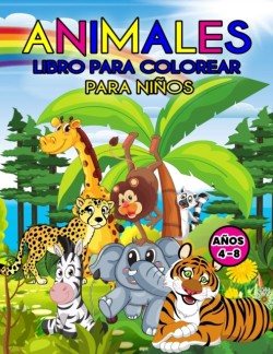 Animales Libro para Colorear para Ninos Anos 4-8