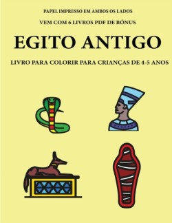 Livro para colorir para criancas de 4-5 anos (Egito Antigo)