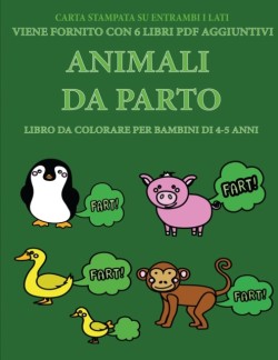 Libro da colorare per bambini di 4-5 anni (Animali da parto)