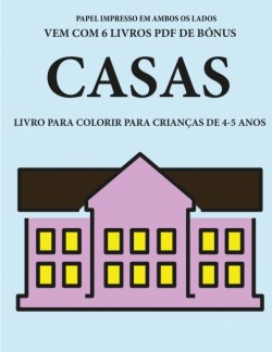 Livro para colorir para criancas de 4-5 anos (Casas)