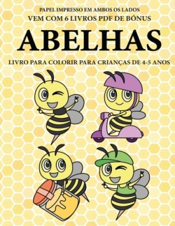 Livro para colorir para criancas de 4-5 anos (Abelhas)