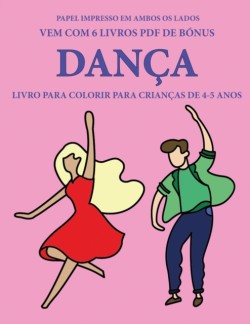 Livro para colorir para criancas de 4-5 anos (Danca)