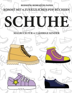 Malbuch fur 4-5 jahrige Kinder (Schuhe)