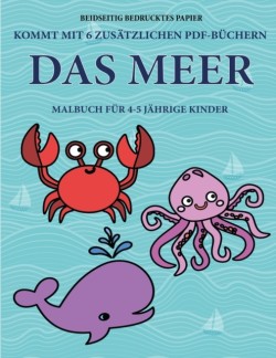 Malbuch fur 4-5 jahrige Kinder (Das Meer)