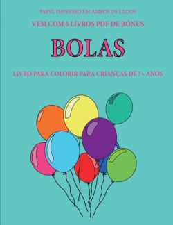 Livro para colorir para criancas de 7+ anos (Bolas)