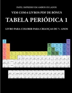 Livro para colorir para criancas de 7+ anos (Tabela Periodica)