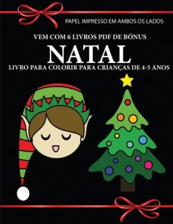 Livro para colorir para criancas de 4-5 anos (Natal)