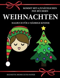 Malbuch fur 4-5 jahrige Kinder (Weihnachten)