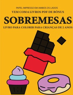 Livro para colorir para criancas de 2 anos (Sobremesas)