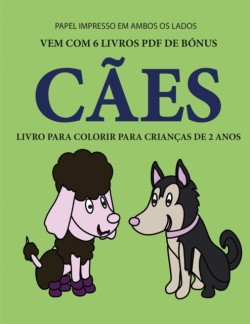 Livro para colorir para criancas de 2 anos (Caes)