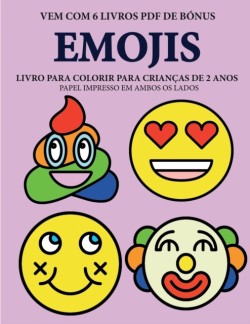 Livro para colorir para criancas de 2 anos (Emojis)