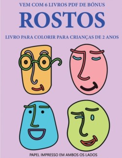 Livro para colorir para criancas de 2 anos (Rostos)