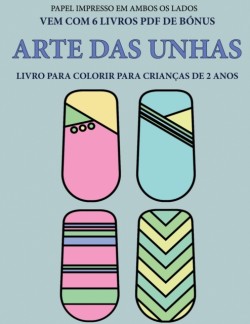 Livro para colorir para criancas de 2 anos (Arte das unhas)