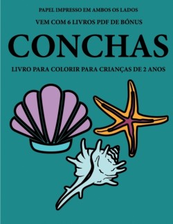 Livro para colorir para criancas de 2 anos (Conchas)