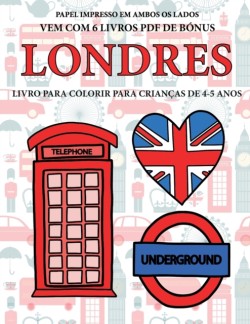 Livro para colorir para criancas de 4-5 anos (Londres)