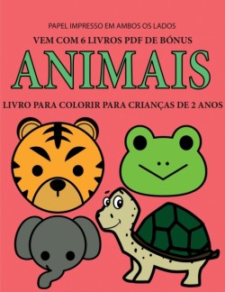 Livro para colorir para criancas de 2 anos (Animais)