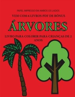 Livro para colorir para criancas de 2 anos (Arvores)