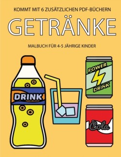 Malbuch fur 4-5 jahrige Kinder (Getranke)