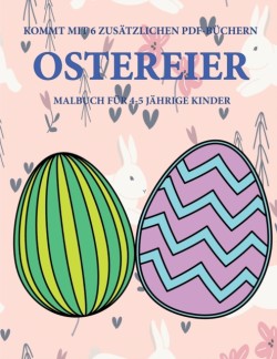 Malbuch fur 4-5 jahrige Kinder (Ostereier)