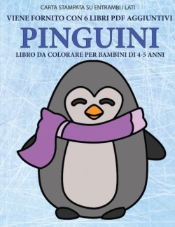 Libro da colorare per bambini di 4-5 anni (Pinguini)