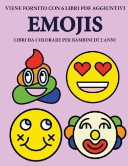 Libri da colorare per bambini di 2 anni (Emojis)