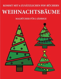 Malbucher fur 2-Jahrige (Weihnachtsbaume)