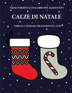 Libri da colorare per bambini di 2 anni (Calze di Natale)