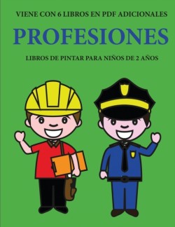 Libros de pintar para ninos de 2 anos (Profesiones)