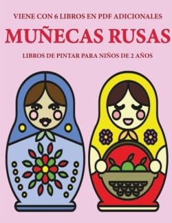 Libros de pintar para ninos de 2 anos (Munecas rusas)