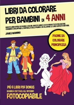 Pagine da colorare principessa (Pagine da colorare per bambini)