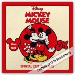 Official Disney Mickey Mouse Classic Square Calendar 2022