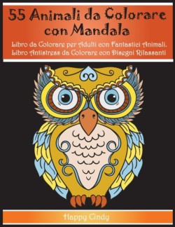 55 Animali da Colorare con Mandala