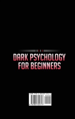 Dark Psychology for Beginners